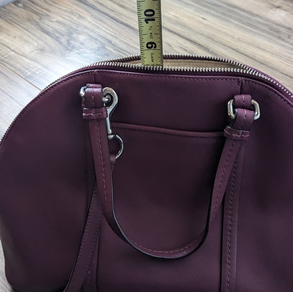 Coach Payton Dome Satchel in Cranberry - Picture 4 of 8
